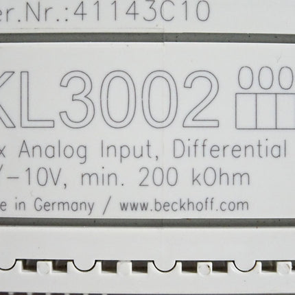 Beckhoff KL3002 0000 analoge Eingangsklemme - Maranos.de