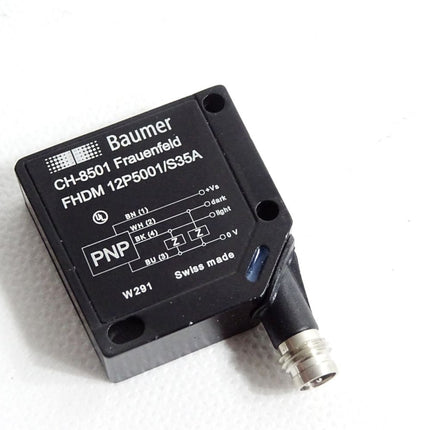 Baumer electric Reflexions-Lichttaster FHDM 12P5001/S35A 10234167 / Neu OVP