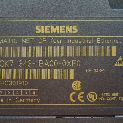 Siemens Industrial Ethernet 6GK7343-1BA00-0XE0 6GK7 343-1BA00-0XE0