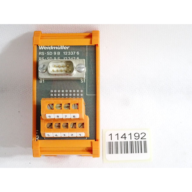 Weidmüller RS-SD 9B 123376 9S 123426 Schnittstelle Übergabemodul - Maranos.de