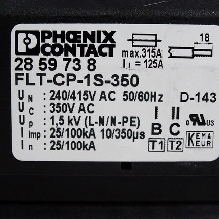 Phoenix Contact 2859738 FLT-CP-1S-350 Kombiableiter Typ 1+2 special - Maranos.de