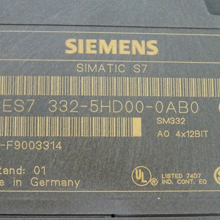 Siemens S7-300 SM332 6ES7332-5HD00-0AB0 6ES7 332-5HD00-0AB0