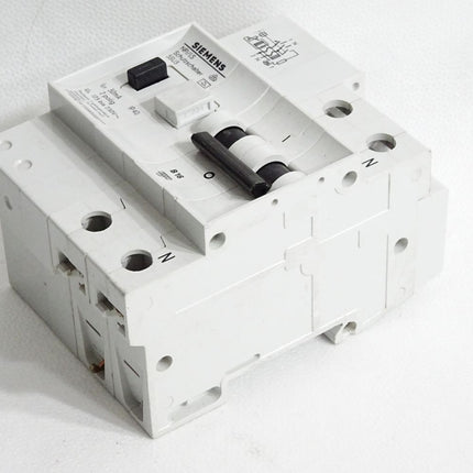 Siemens NFI/LS Schutzschalter 5SU3 30mA 2-polig 125 bis 230VAC - Maranos.de