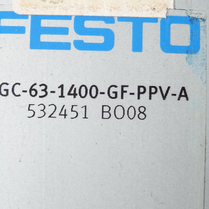 Festo Linearantrieb DGC-63-1400-GF-PPV-A 532451 / Unbenutzt mit Lagerspuren