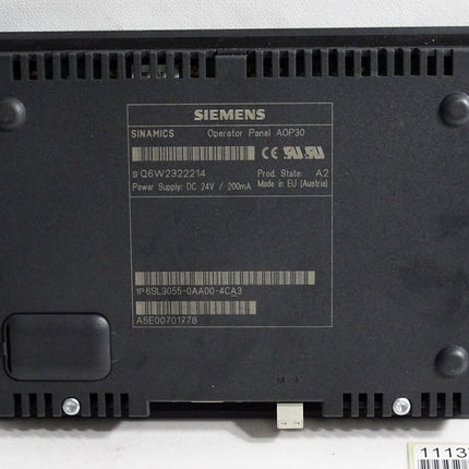 Siemens SINAMICS operator panel AOP30 6SL3055-0AA00-4CA3 - Maranos.de
