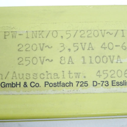 Pilz Sicherheitsrelais 452060 PW-1NK 0,5/220V 1Uz - Maranos.de