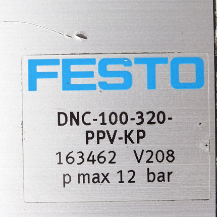 Festo Normzylinder DNC-100-320-PPV-KP 163462 / Unbenutzt mit Lagerspuren - Maranos.de