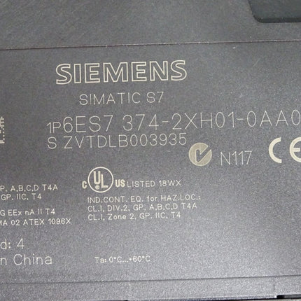Siemens S7-300 SM374 6ES7374-2XH01-0AA0 6ES7 374-2XH01-0AA0