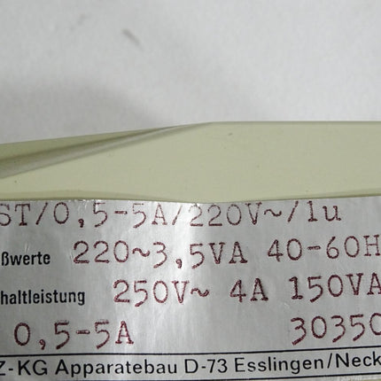Pilz Stromrelais 303501 SST/0,5-5A/220VAC71u - Maranos.de