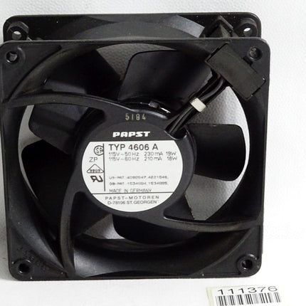 Papst 4606A Axiallüfter 119 x 119 x 38 mm - Maranos.de
