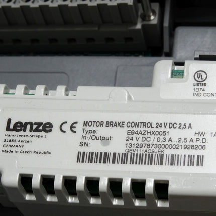 Lenze Backplane 15253341 E94AZPS0244HX0051 + Motor Brake E94AZHX0051 / Neu OVP - Maranos.de