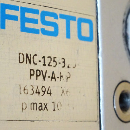 Festo Normzylinder DNC-125-320-PPV-A-KP 163494 / Unbenutzt mit Lagerspuren - Maranos.de