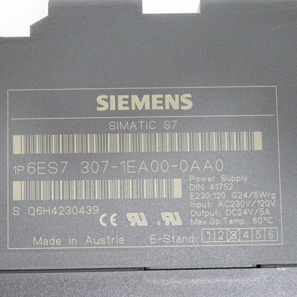 Siemens S7-300 PS307 6ES7307-1EA00-0AA0 6ES7 307-1EA00-0AA0