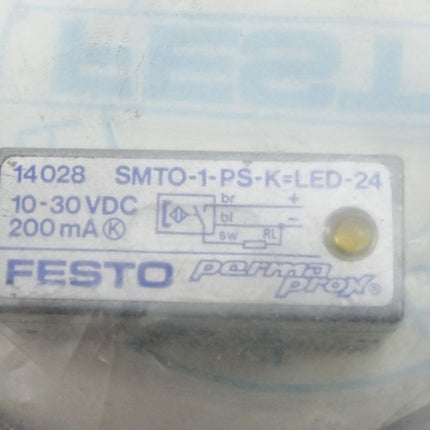 Festo 14028 SMTO-1-PS-K=LED-24 Näherungssensor / Neu OVP - Maranos.de