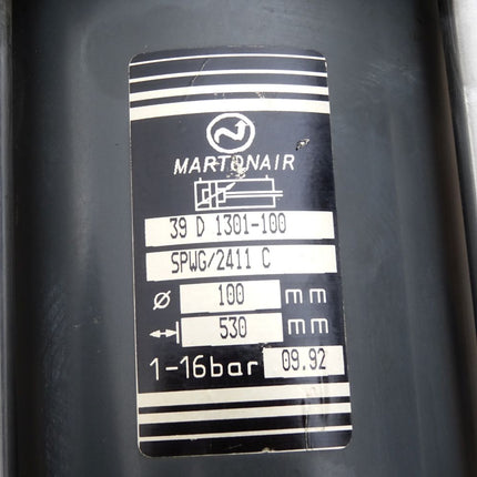 Martonair Pneumatikzylinder 39D1301-100 SPWG/2411 C  / Unbenutzt mit Lagerspuren - Maranos.de