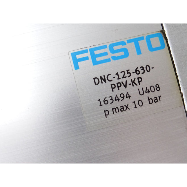 Festo Normzylinder DNC-125-630-PPV-KP 163494 / Unbenutzt mit Lagerspuren