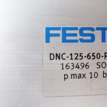 Festo Normzylinder DNC-125-650-PPV-A 163496 / Unbenutzt mit Lagerspuren