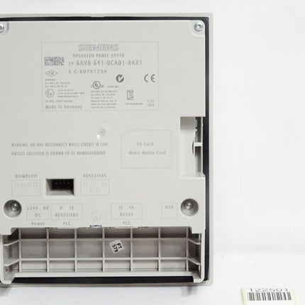 Siemens Operator Panel OP77B 6AV6641-0CA01-0AX1 6AV6 641-0CA01-0AX1 / Neuwertig