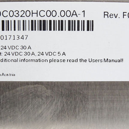 B&R ACOPOS multi auxiliary supply module 8B0C0320HC00-00A-1 Rev.F0 / Neuwertig - Maranos.de
