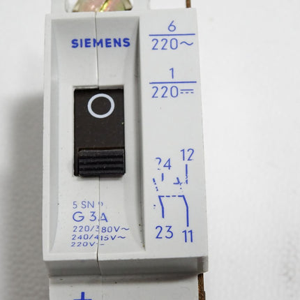 Siemens Leitungsschutzschalter 5SN9 G 3A - Maranos.de