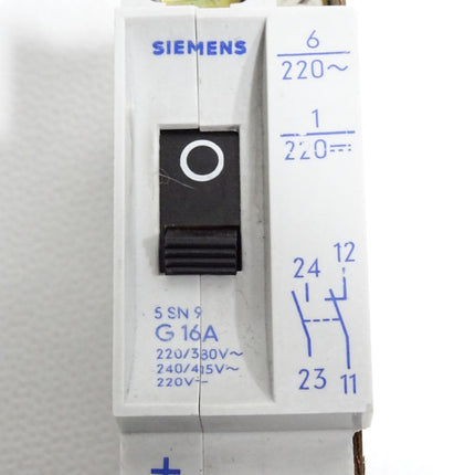 Siemens Leitungsschutzschalter 5SN9 G 16A - Maranos.de