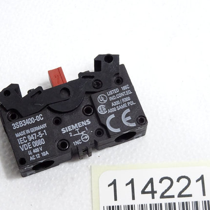 Siemens Schaltelement 3SB3400-0C - Maranos.de