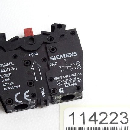 Siemens 3SB3400-0E Schaltelement - Maranos.de