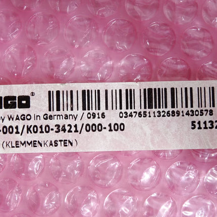 Wago Klemmleiste 8001-001/K010-3421/000-100 / Neu OVP