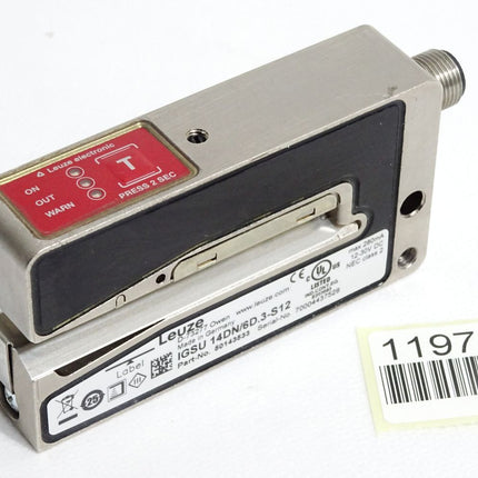 Leuze electronic Ultraschall Gabelsensor IGSU 14DN/6D.3-S12 50143533 / Unbenutzt