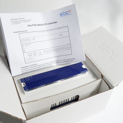 Saia PCD1.M2220-C15 E-Line CPU with Ethernet TCP/IP 512KB / Neu OVP - Maranos.de