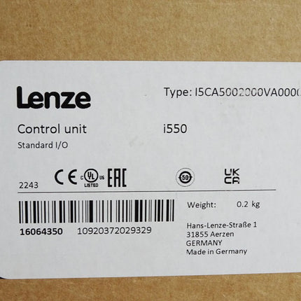 Lenze Control Unit 16064350 I5CA5002000VA0000S / Neu OVP versiegelt - Maranos.de