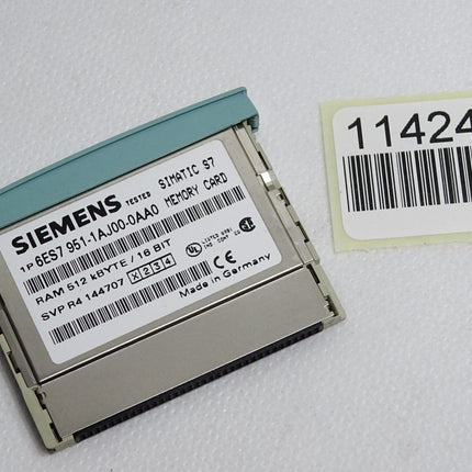 Siemens 6ES7951-1AJ00-0AA0 6ES7 951-1AJ00-0AA0 Memory Card 512KB - Maranos.de