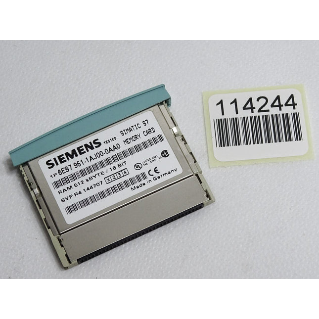 Siemens 6ES7951-1AJ00-0AA0 6ES7 951-1AJ00-0AA0 Memory Card 512KB - Maranos.de