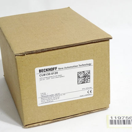Beckhoff USV-Modul batteriegestützt CU8130-0120 / Neu OVP