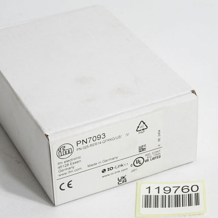 Ifm electronic Drucksensor mit Display PN-025-RER14-QFRKG/US/ PN7093 / Neu OVP