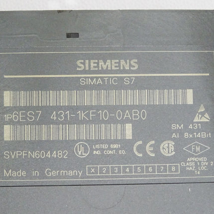 Siemens S7-400 SM 431 6ES7431-1KF10-0AB0 6ES7 431-1KF10-0AB0