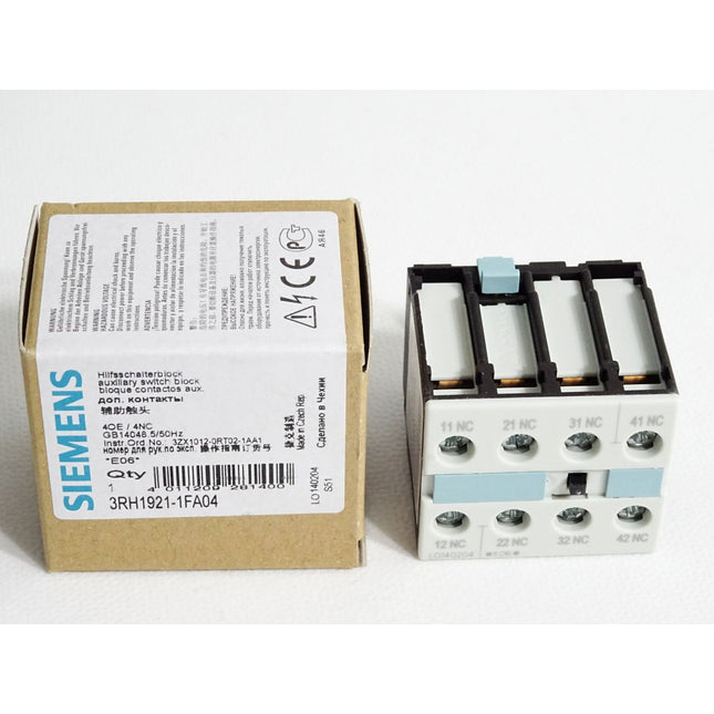 Siemens Hilfsschalterblock 3RH1921-1FA04 / Neu OVP - Maranos.de