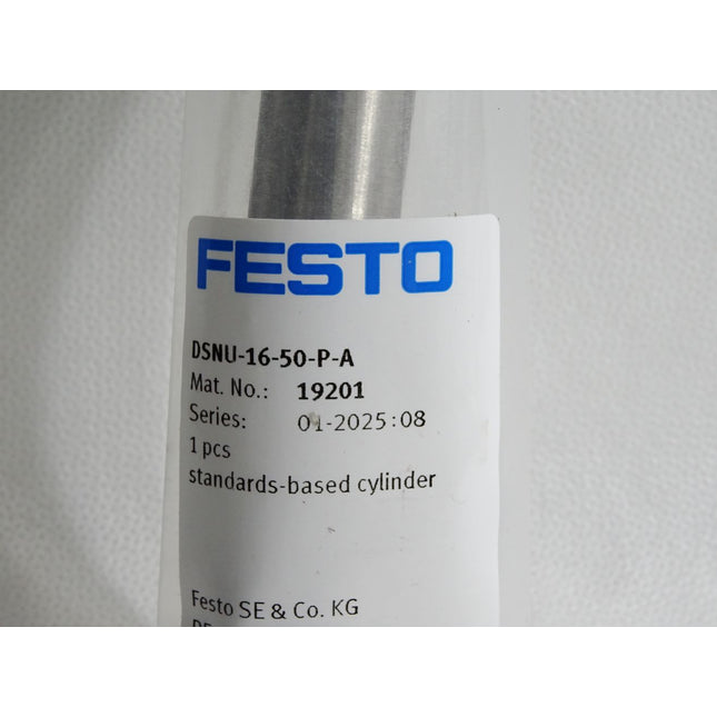 Festo 19201 Normzylinder DSNU-16-50-P-A / Neu OVP - Maranos.de