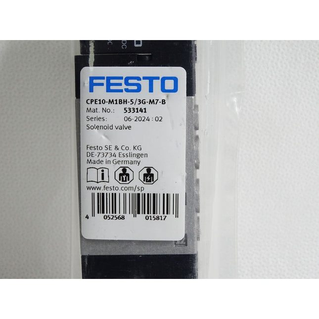 Festo 533141 CPE10-M1BH-5/3G-M7-B Magnetventil / Neu OVP - Maranos.de
