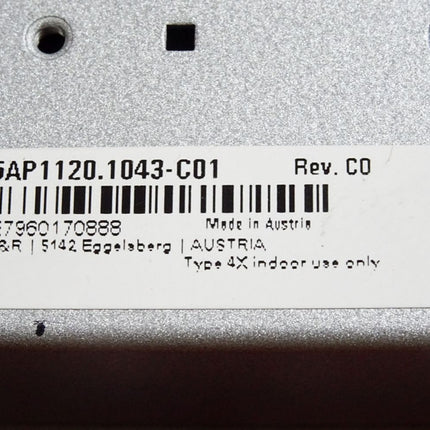 B&R Panel 10,4" 5W3Z0000C50307-002 5AP1120.1043-C01 Rev.C0 / Neu OVP