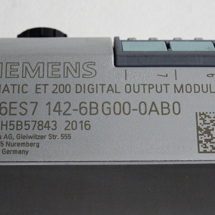 Siemens ET200 Digital Output Module 6ES7142-6BG00-0AB0 6ES7 142-6BG00-0AB0 - Maranos.de