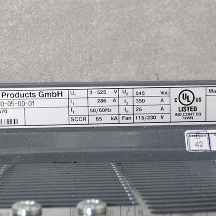 ABB DC Stromrichter DCS550-S02-0350-05-00-01 ohne Panel / Neuwertig