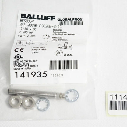 Balluff BES003P BES M08MI-PSC20B-S49G Induktive Näherungsschalter / Neu OVP - Maranos.de