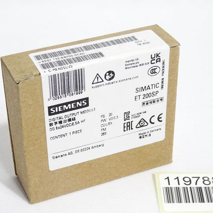Siemens ET200SP DQ 6ES7132-6BF00-0CA0 6ES7 132-6BF00-0CA0 / Neu OVP versiegelt
