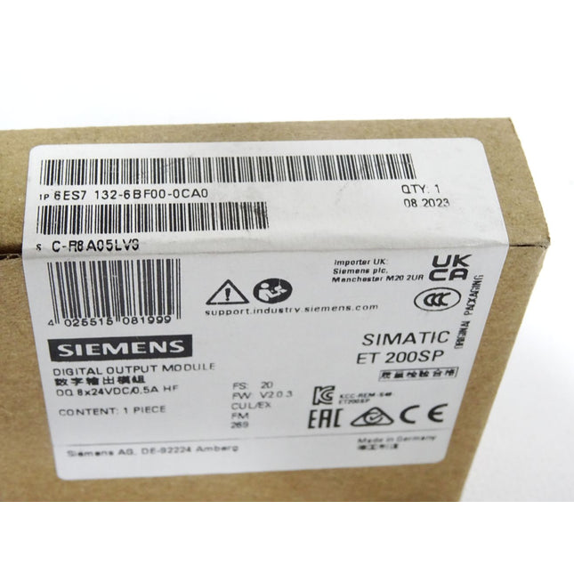 Siemens ET200SP DQ 6ES7132-6BF00-0CA0 6ES7 132-6BF00-0CA0 / Neu OVP versiegelt