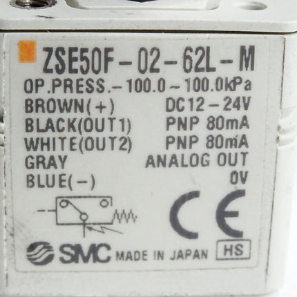 SMC ZSE50F-02-62L-M Digital Pressure Switch - Maranos.de