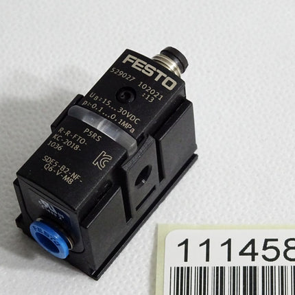 Festo Drucksensor 529027 SDE5-B2-NF-Q6-V-M8 R-R-FTO-KC-2018-1036 - Maranos.de