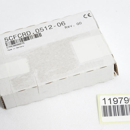B&R CompactFlash-Karte 5CFCRD.0512-06 Rev.G0 512MB / Neuwertig OVP