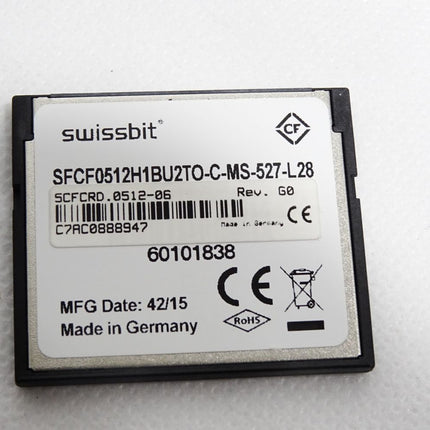 B&R CompactFlash-Karte 5CFCRD.0512-06 Rev.G0 512MB / Neuwertig OVP