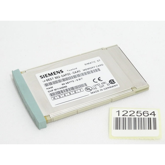 Siemens RAM Memory Card für S7-400 64KB 6ES7952-0AF00-0AA0 6ES7 952-0AF00-0AA0
